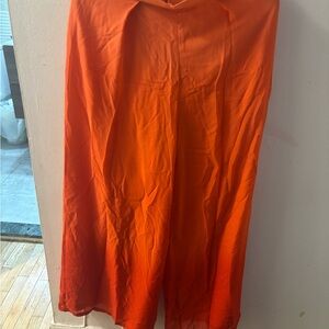 Escada Couture Palazzo Pants Orange Ombré Effect. Sz 40/ US size 10.